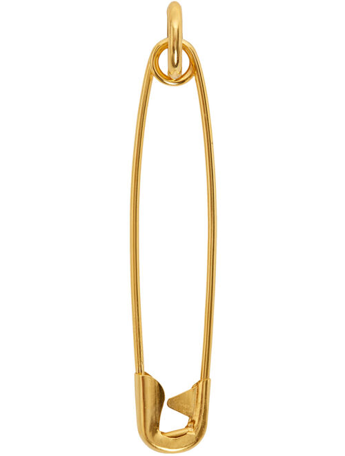 Martine Ali SSENSE Exclusive Gold Pin Single Earring