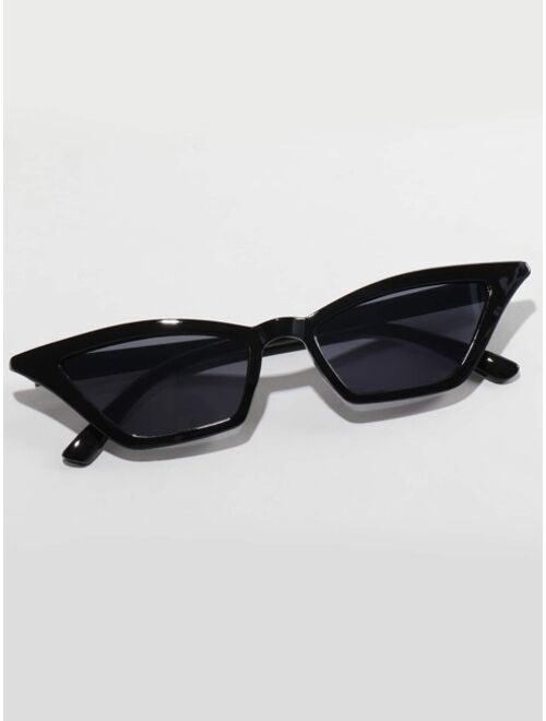 Shein Acrylic Frame Tinted Lens Sunglasses