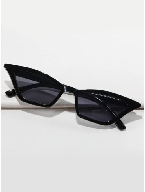 Shein Acrylic Frame Tinted Lens Sunglasses