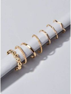 7pcs Minimalist Ring--stackable or knuckle ring