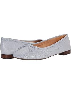 The Adelle Ballet Flat in Lizard Embossed Leather