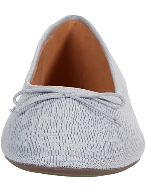 Madewell The Adelle Ballet Flat in Lizard Embossed Leather