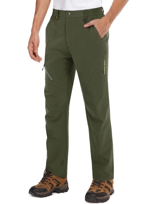 Buy MAGCOMSEN Men's Hiking Pants 4 Zip Pockets Rip-Stop, Water ...