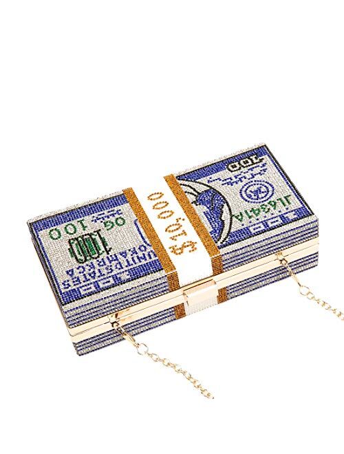 LETODE 2020 new diamond clutch bag dollar evening bag Shoulder bag