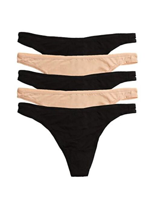 Felina | Sublime Thong | Panty | 5-Pack | Low Rise | Stretch | Minimal Coverage
