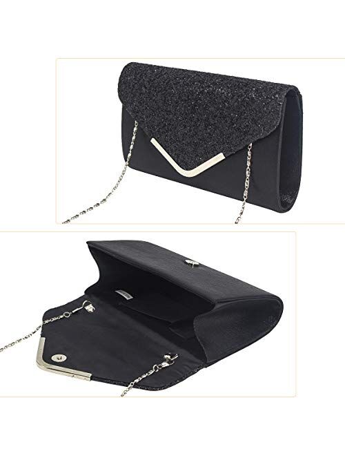 Kadell Evening Envelope Handbag for Women Fashion Chain Bag Ladies Clutch Bag Evening Party Bag