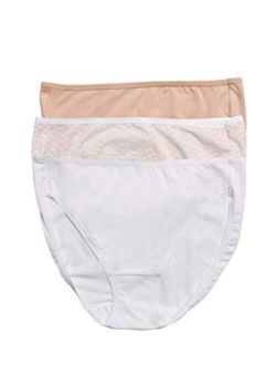 | Cotton Modal Full Coverage Hi Cut 3-Pack | Panty | Comfort
