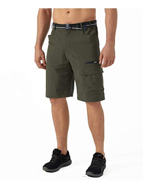 MAGCOMSEN Men's Shorts Cargo Work Hiking Tactical Shorts with 5 Pockets Quick Dry, Sun Protection, Tear Resistant
