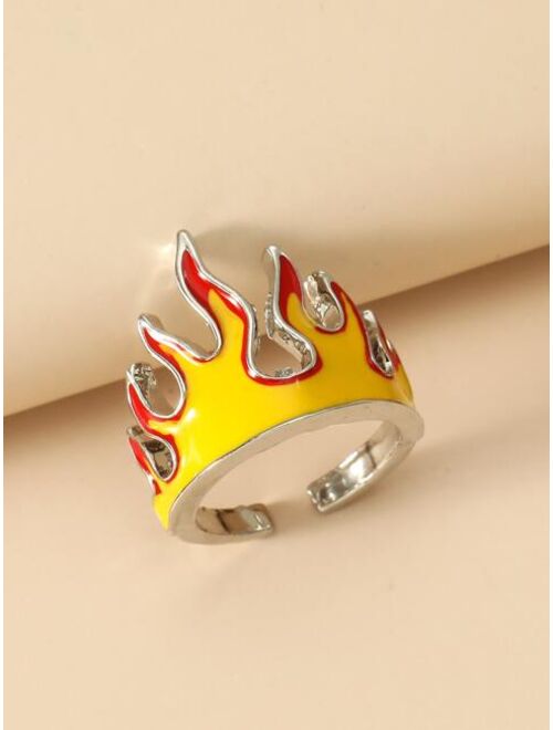 Shein Flame Design Ring