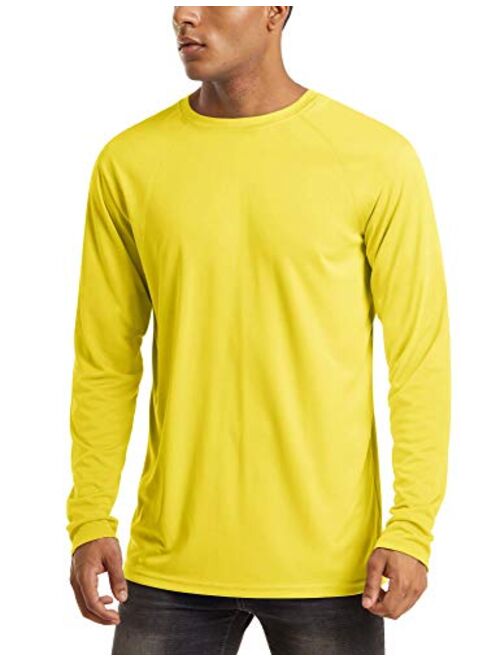Athletic Running Workout Fishing Top Tee Performance Shirts MAGCOMSEN Men's Short Sleeve T-Shirt Quick Dry UPF 50 