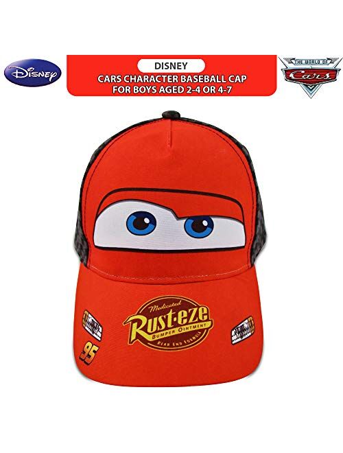 Disney Cars Lightning McQueen Baseball Cap (Toddler/Little Boys)