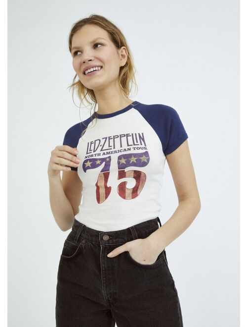 Urban Outfitters Led Zeppelin Baby Raglan Tee