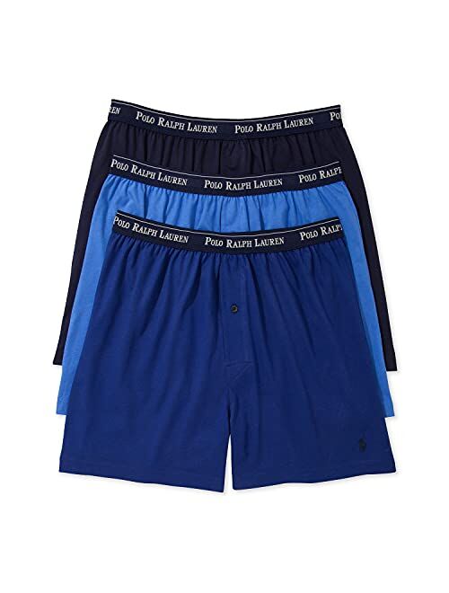 Polo Ralph Lauren Classic Fit w/Wicking 3-Pack Knit Boxers