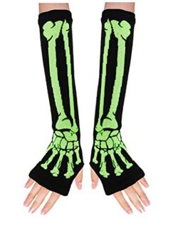 ColorFino Fingerless Arm Warmers Fingerless Gloves Cosplay Gloves