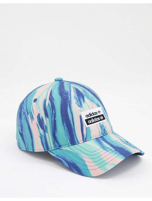 Adidas Originals Originals relaxed wave print Baseball cap