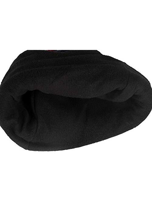 Warm Winter 100% Wool Fingerless Gloves Arm Warmers Hand Knit Crochet Pink Woman