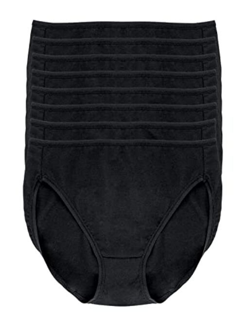 Felina Cotton Modal Hi Cut Panties - Sexy Lingerie Panties for Women - Underwear for Women 8-Pack
