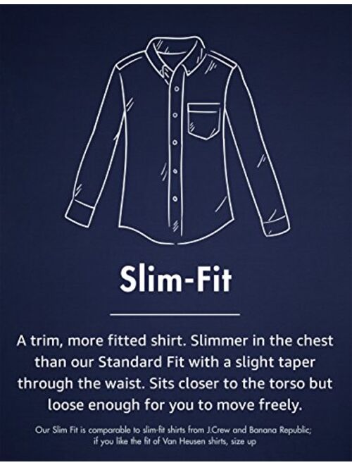 Goodthreads Men's Slim-Fit Long-Sleeve Denim Shirt