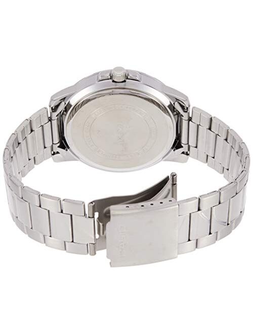 Casio MTP-VD01D-7EV Men's Enticer Stainless Steel White Dial Casual Analog Sporty Watch