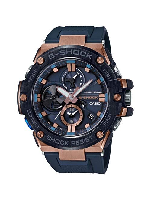 Men's Casio G-Shock G-Steel Black Resin Band Watch GSTB100G-2A
