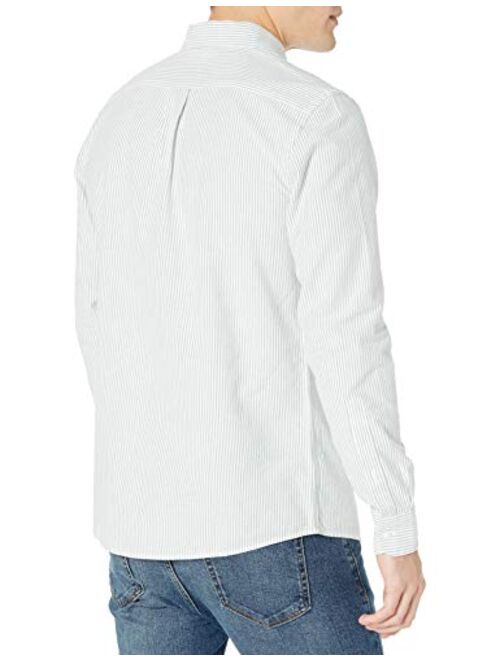 Amazon Brand - Goodthreads Men's Long-Sleeve Striped Oxford Shirt