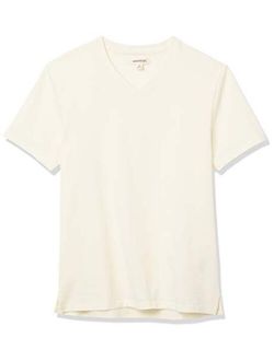 Men's Heavyweight Oversized Short-Sleeve V-Neck T-Shirt
