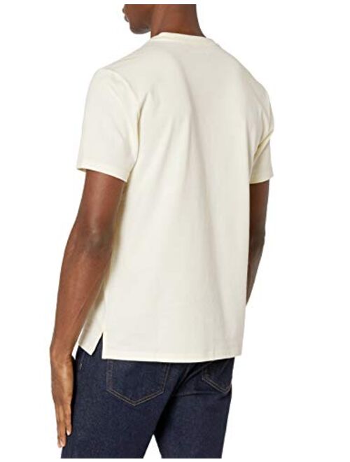 Goodthreads Men's Heavyweight Oversized Short-Sleeve V-Neck T-Shirt