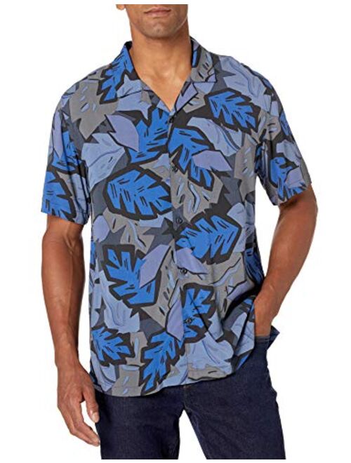 Amazon Brand - Goodthreads Men's Standard-Fit Short-Sleeve Camp Collar Hawaiian Shirt