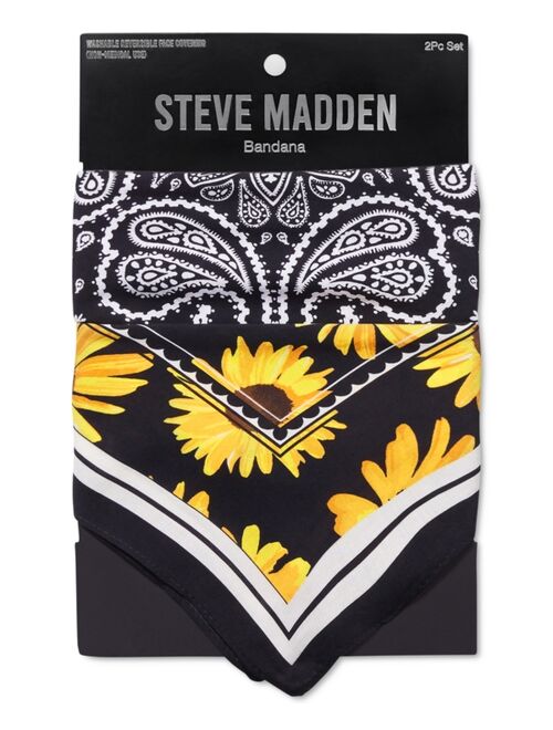 Steve Madden 2-Pk. Printed Cotton Bandanas