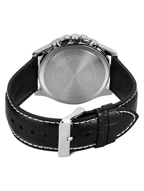 Casio Enticer Black Dial Leather Strap Men's Watch MTP1374L1AV