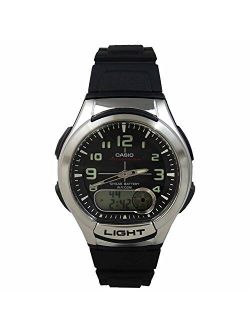 Men's AQ180W-1BV Ani-Digi Light Watch
