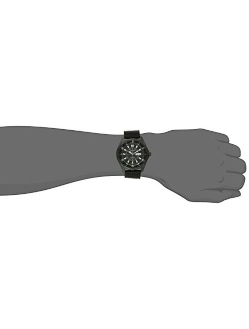 Casio Men's AMW110-1AV Classic Stainless Steel Watch With Black Nylon Band