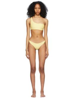 Jade Swim Yellow Apex One Shoulder & Most Wanted Bikini