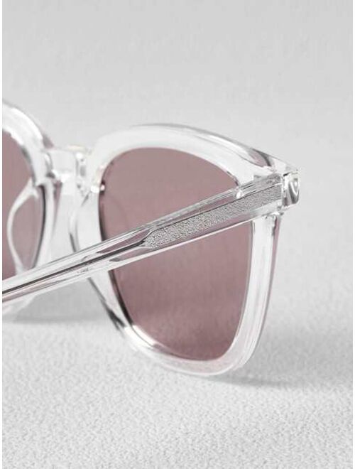 MOTF Premium Clear Frame Polarized Sunglasses