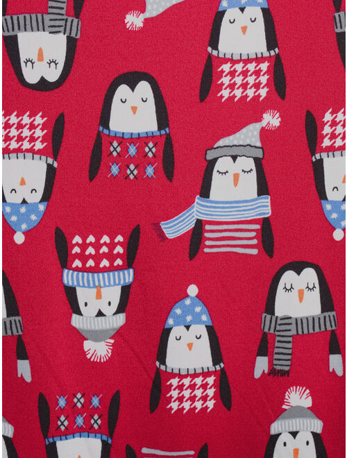 Secret Treasures Women's Short Sleeve Penguin Sleepshirt