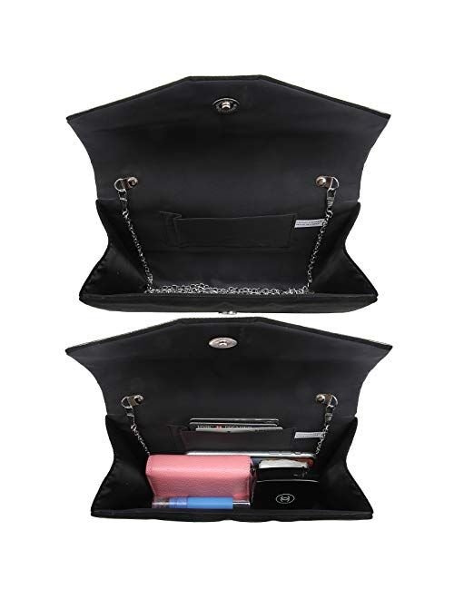 Dasein Women's Evening Bags Formal Party Clutches Wedding Purses Cocktail Prom Handbags