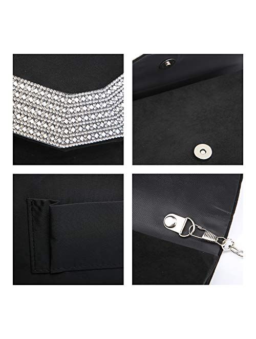 Dasein Women's Evening Bags Formal Party Clutches Wedding Purses Cocktail Prom Handbags
