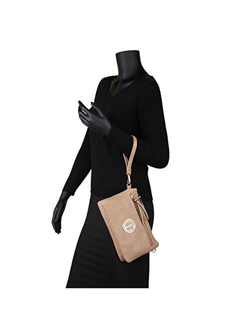 Dasein Lightweight Crossbody Women Purses Multi Pockets Handbags Cellphone Wallet Roomy Shoulder Bags