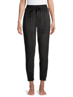 Women's and Women's Plus Velour Jogger