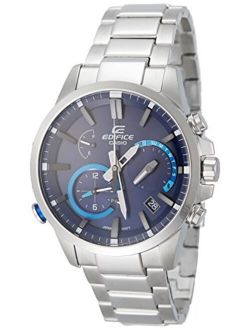 Men's Edifice Quartz Watch with Stainless-Steel Strap, Silver, 20.54 (Model: EQB-700D-2ACF)