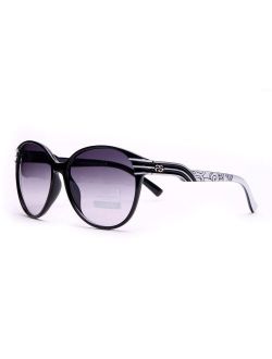 Anais Gvani By Dasein Womens Fashionable Round Square Frame Sunglasses UV400 Protection