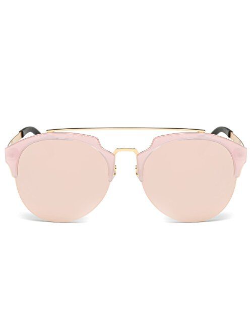 Dasein Polarized Sunglasses for Women Men Classic Vintage Aviator Style 100% UV Protection