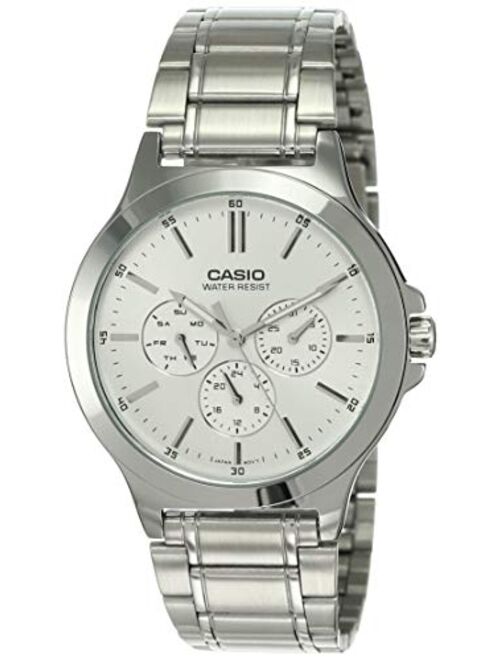 Casio Multi-Dial Stainless Steel Men's Watch MTP-V300D-7AV