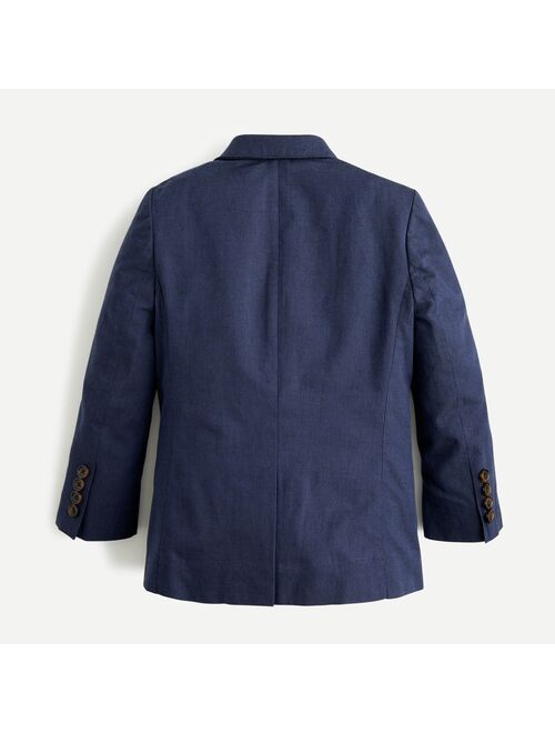 J.Crew Boys' unstructured Ludlow suit jacket in cotton-linen