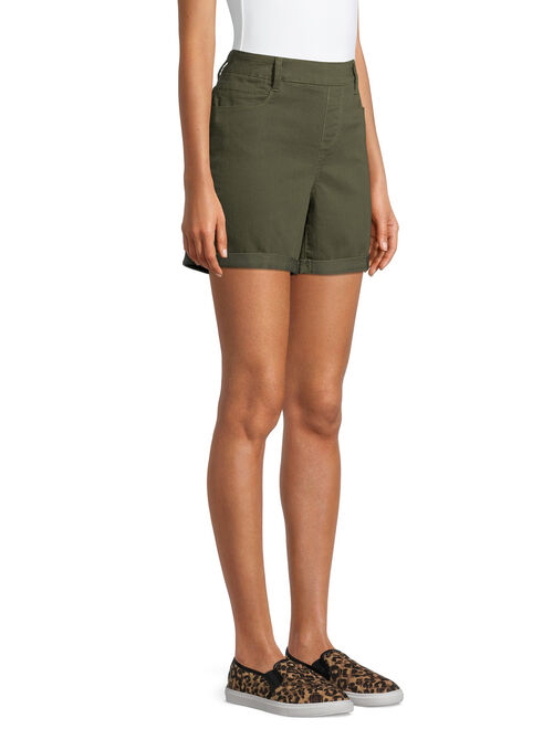 Time and Tru Women's Pull on Short