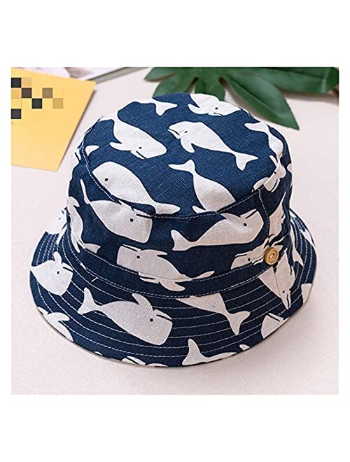 ZHEMAIDZ Sun hat Baby Boy Girl Hat Cap for Children Kids Toddlers Bucket Fishing Floppy Sun Hat Boys Girls Cartoon Fashion (Color : Style K, Size : M (1 3 Years))