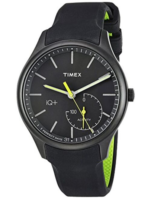 Timex Men's IQ+ Move Activity Tracker Silicone Strap Smart Watch