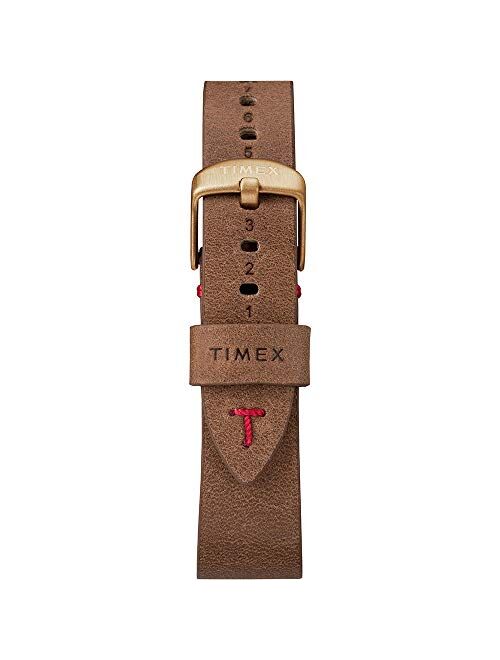 Timex Mens Chronograph Quartz Watch with Leather Strap TW2R96300