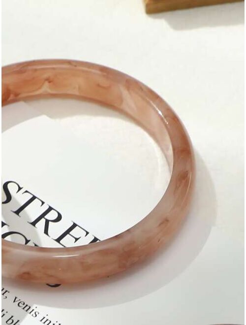 Shein 3pcs Resin Bangle