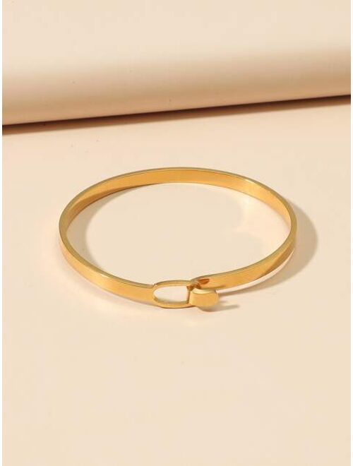 Shein Stainless Steel Bangle
